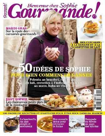 BIENVENUE CHEZ SOPHIE GOURMANDE magazine a organisé le jeu concours N°29620 – BIENVENUE CHEZ SOPHIE GOURMANDE magazine n°7