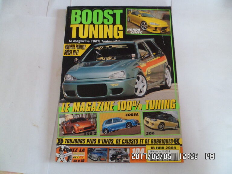 BOOST MAGAZINE a organisé le jeu concours N°38339 – BOOST MAGAZINE n°187