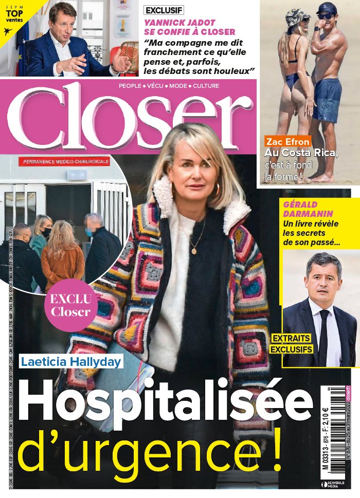 CLOSER a organisé le jeu concours N°22546 – CLOSER magazine n°254