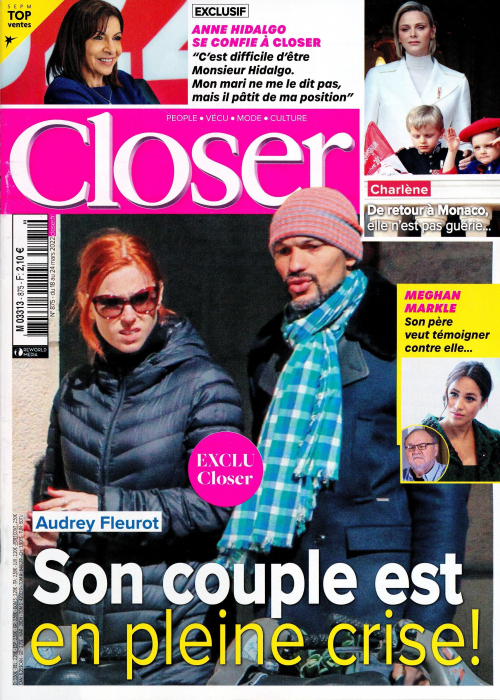 CLOSER a organisé le jeu concours N°9558 – CLOSER magazine n°210