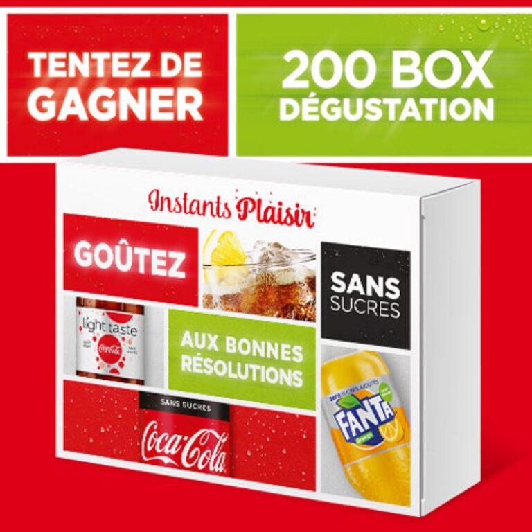 COCA COLA a organisé le jeu concours N°32014 – FANTA SPRITE boissons