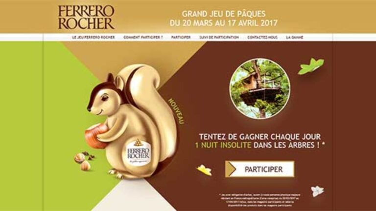 FERRERO a organisé le jeu concours N°12624 – FERRERO confiserie