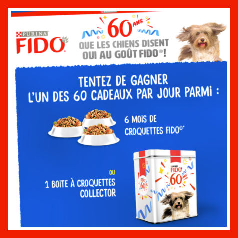 FIDO DOGBALL a organisé le jeu concours N°12278 – FIDO DOGBALL