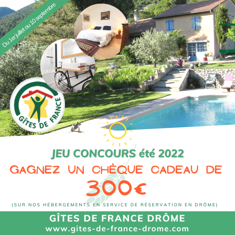 GITES DE FRANCE a organisé le jeu concours N°30250 – GITES DE FRANCE BRETAGNE