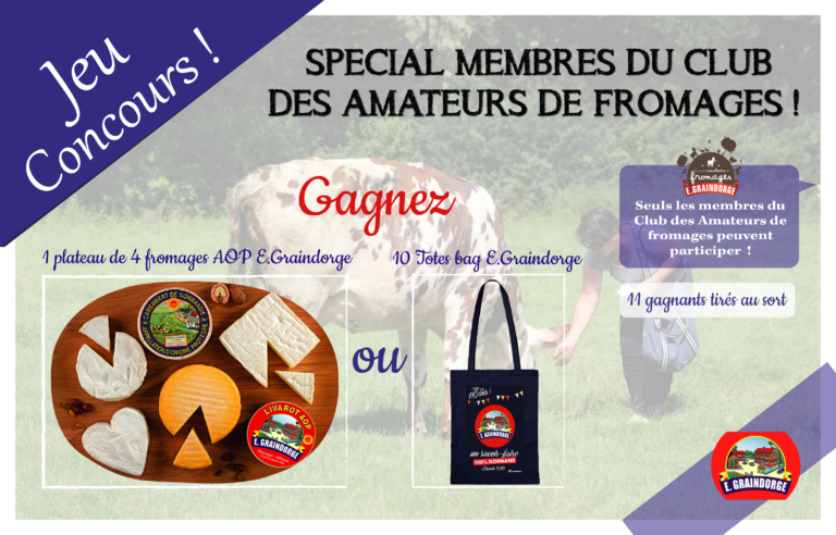 GRAINDORGE fromages a organisé le jeu concours N°20943 – GRAINDORGE fromages