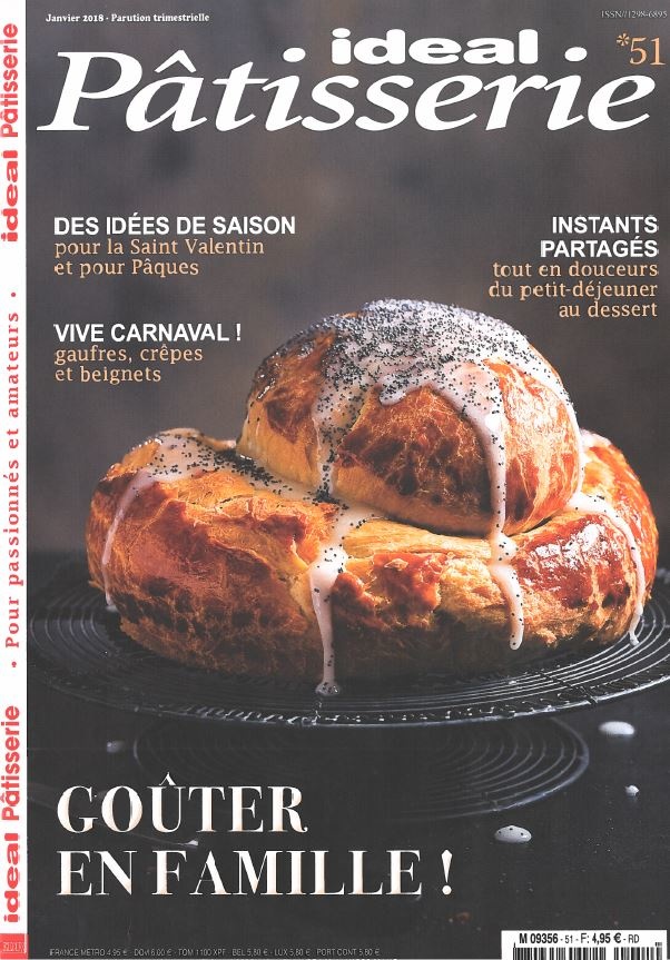 IDEAL PATISSERIE magazine a organisé le jeu concours N°18573 – IDEAL PATISSERIE magazine n°20