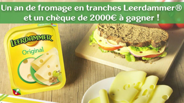 LEERDAMMER a organisé le jeu concours N°3580 – LEERDAMMER fromage