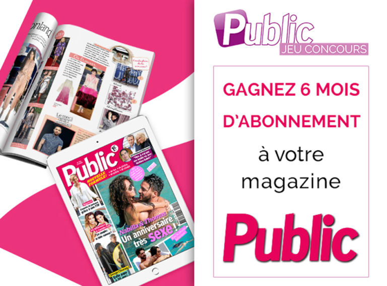 PUBLIC a organisé le jeu concours N°21073 – PUBLIC magazine n°365