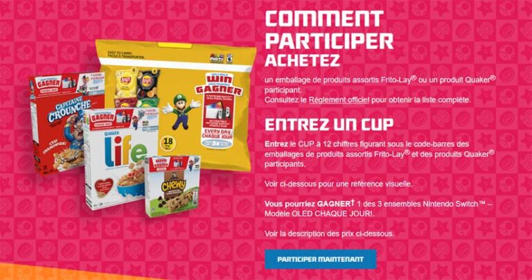 QUAKER a organisé le jeu concours N°2702 – QUAKER