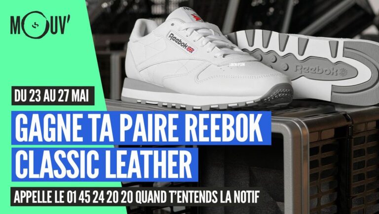 REEBOK a organisé le jeu concours N°1241 – REEBOK