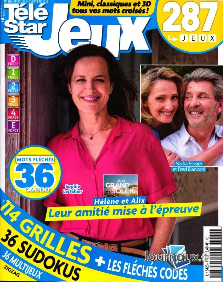 TELE STAR a organisé le jeu concours N°14530 – TELE STAR JEUX magazine hors série n°39