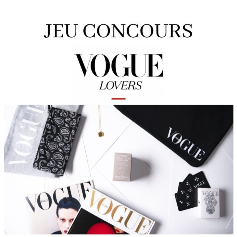 VOGUE a organisé le jeu concours N°9107 – VOGUE