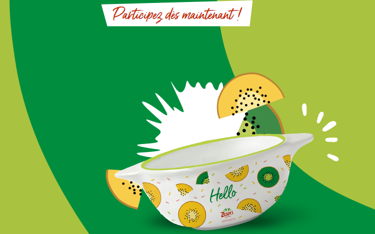 ZESPRI a organisé le jeu concours N°23113 – ZESPRI kiwis